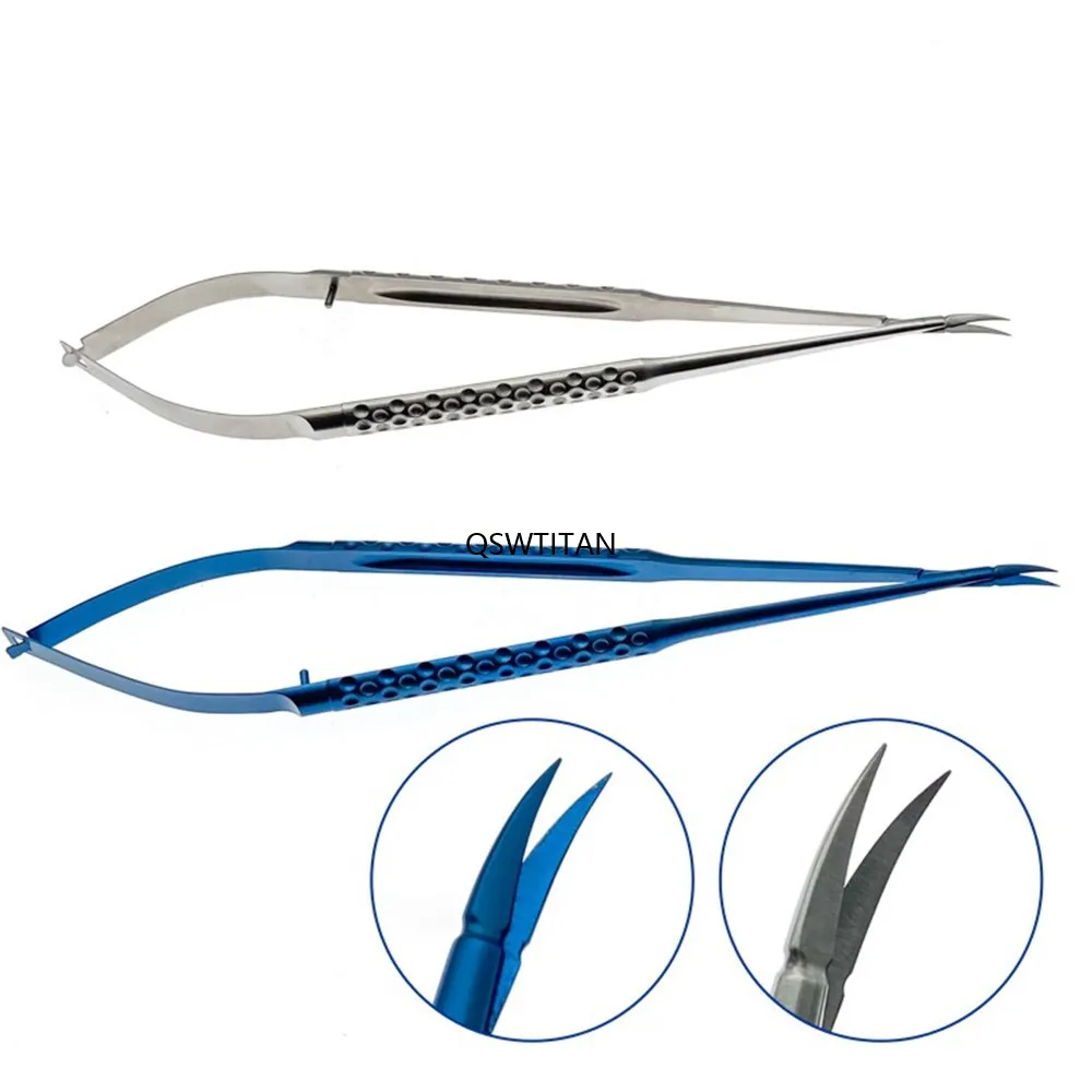 

Microscopic Instruments Surgical vascular scissors 45° Crown Angle head Shark Scissors Micro Scissors Surgical instruments