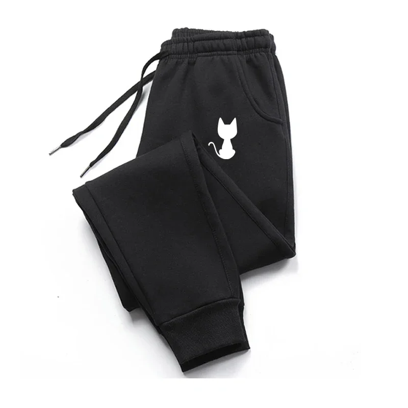 Autumn and winter men's sweatpants are comfortable, casual, warm and fashionable for daily use with printed patterns