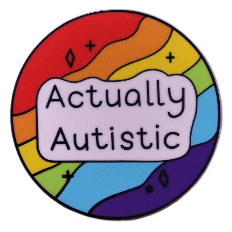 Actually, It's a Colorful Circular Badge Accessory for Autistic Patients