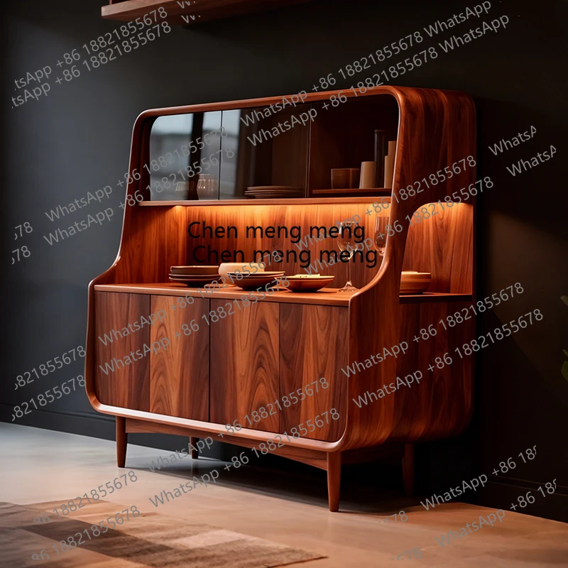

Новый китайский буфет из цельного дерева для гостиной, дома, столовой, высококачественный шкаф для хранения из орехового дерева H