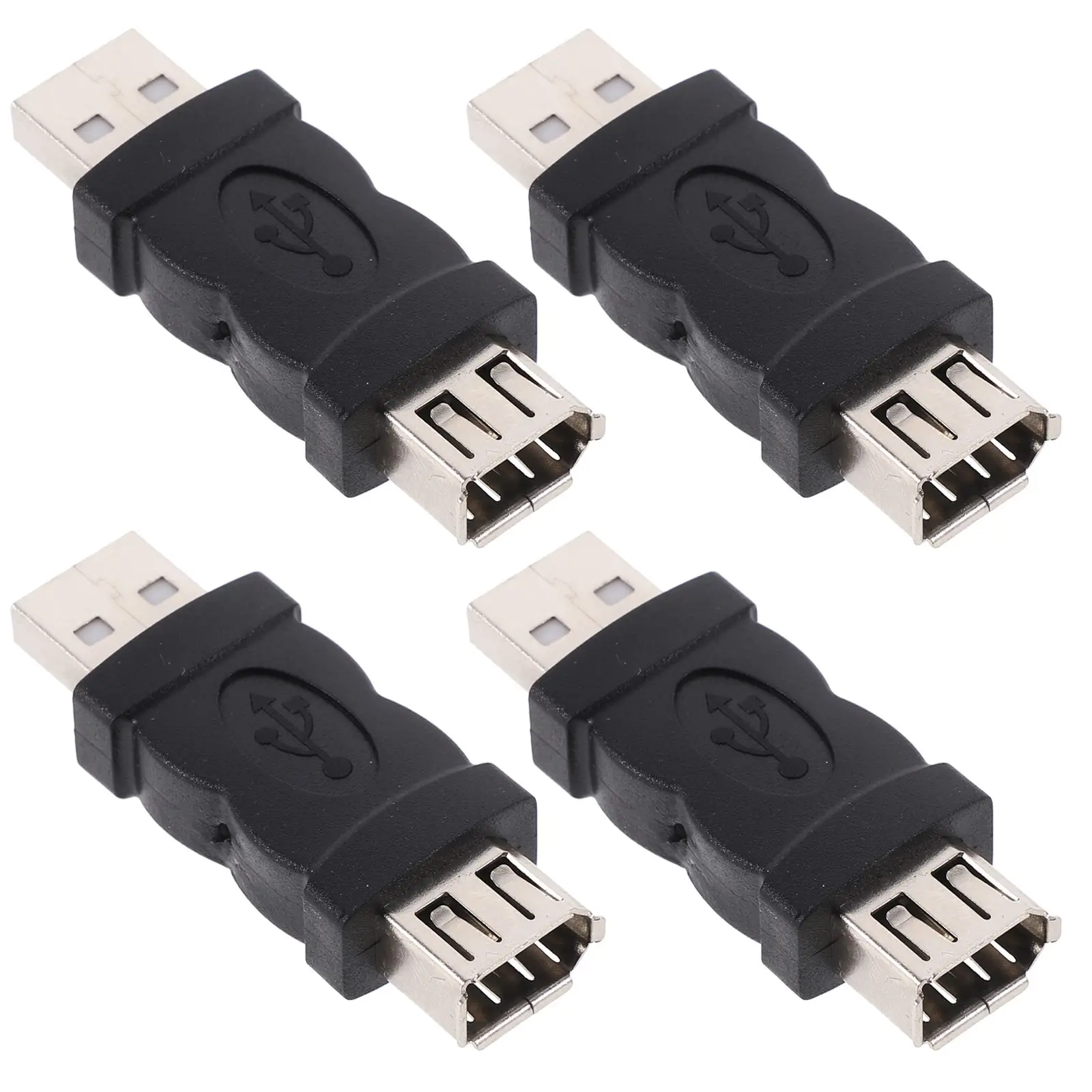 

4pcs USB to 1394 Adapter 6 Pin Female Converter for Hard Disk Port Compatibility USB 6p Cable