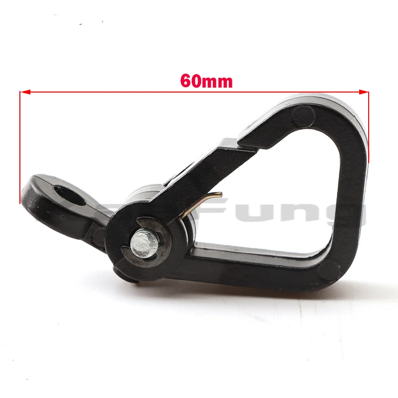 Motorcycle Spring Clip Snap Hook Luggage Helmet Bottle For Motorbike/Scooter/Dirt Bike/ATV/Quad Aluminum Alloy Moto Accessories