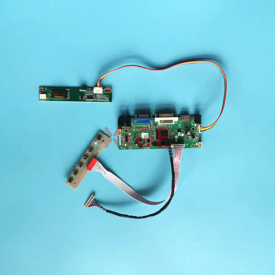 

LCD Monitor Drive Controller Board Fit HSD150PX11 LP150X04 LP150X2 LP150X1 20 Pin LVDS 1024x768 HDMI+DVI+VGA 1-CCFL 1024*768 Kit