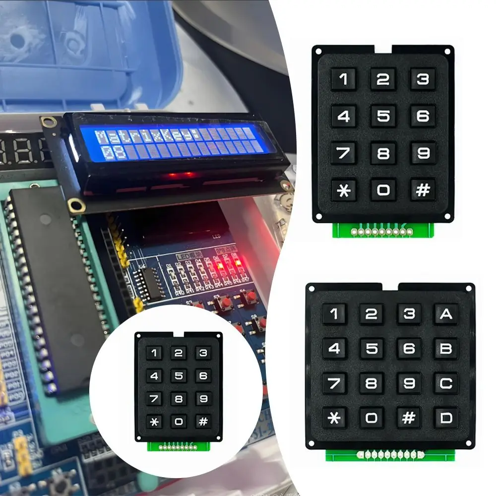

Accessories DIY Matrix Switch Keyboard Professional 3*4/4*4 Matrix Keypad 12key/16key Industrial Keypad for Arduino/Raspberry Pi
