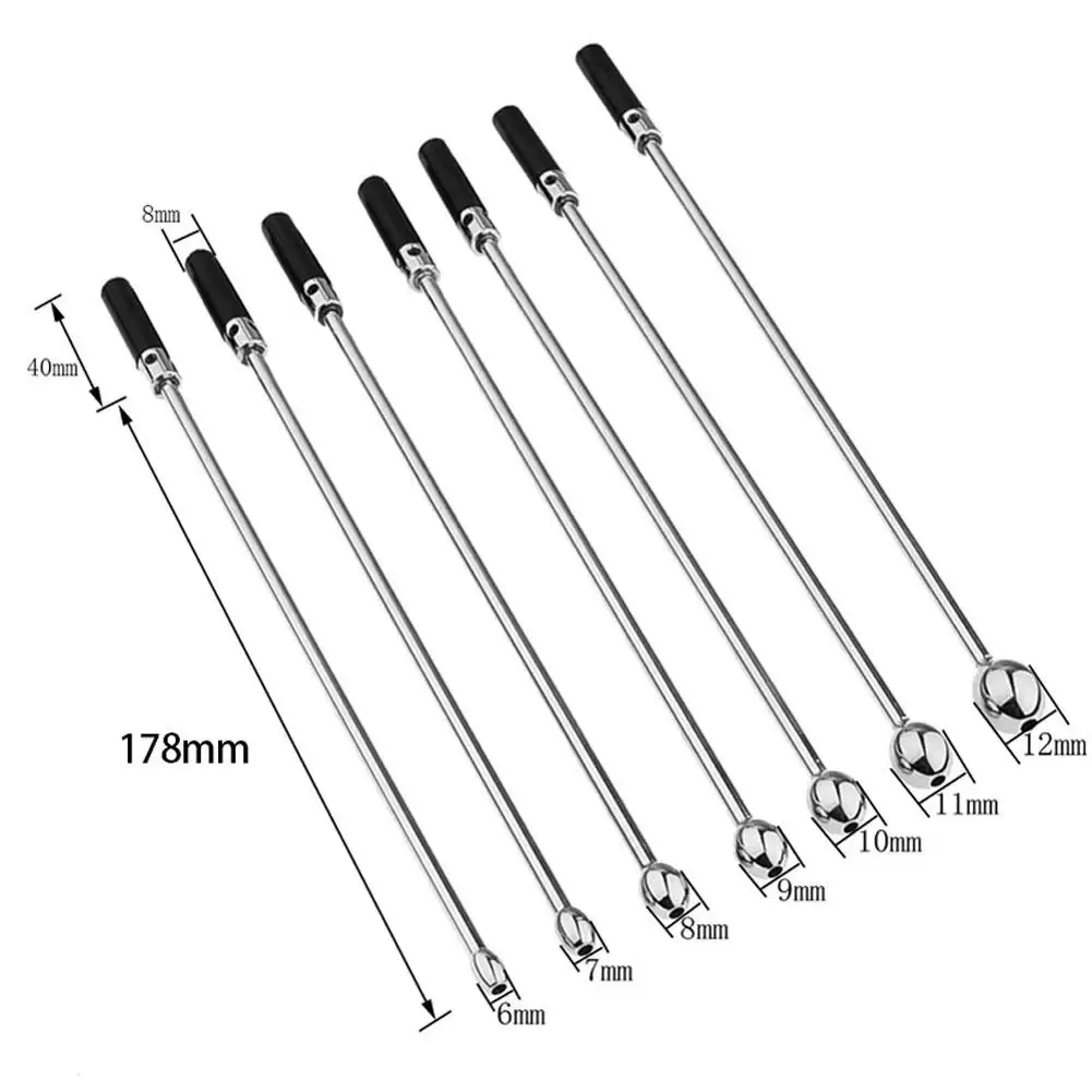 الكهربائية مجرى البول موسع جوفاء لعبة استثارة القضيب إدراج الأصوات القسطرة مجرى البول محفز الجنس لعب للرجال السبر قضيب الموزه #6