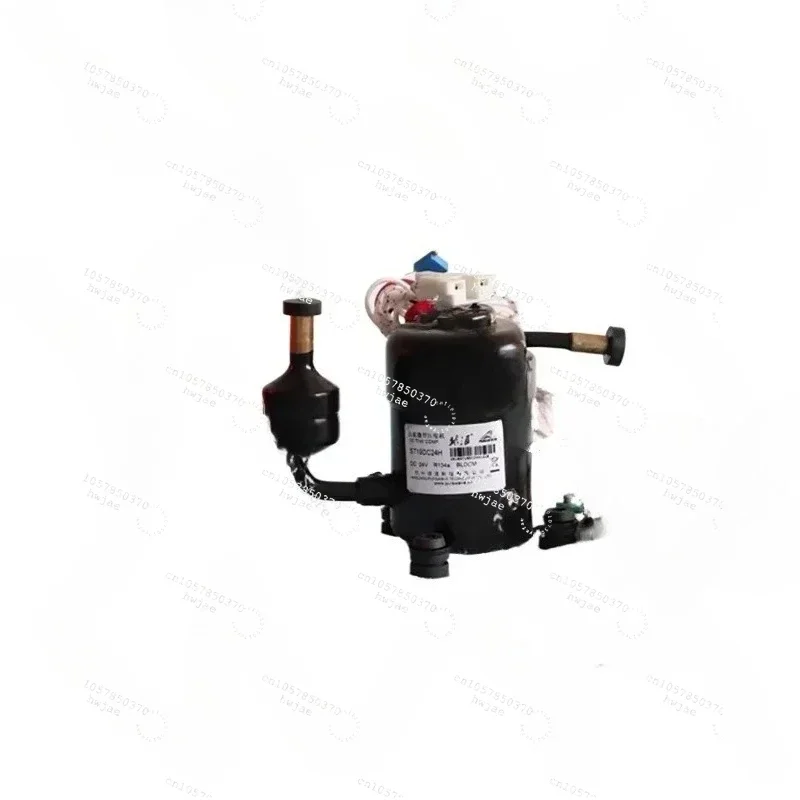 St19Dc Compressor 12V24V48V Max 450W Capacity R134A Suitable for Portable Refrigerator Mini Air Conditioner Compressor