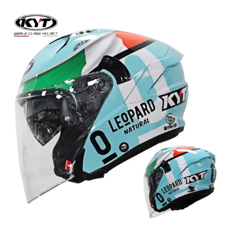 

DOT ECE KYT Half Helmet Motorcycle Safety Helmet Men's Motorcycle Riding Women's Three-quarter Helmet Motorcycle Equipment