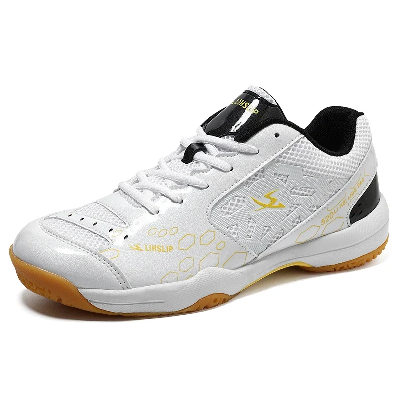 

Badminton Shoes for Men Women Quality Outdoor Man Professional Sports Trainer Blue Pink with Male Table Tennis Sole Sneakers