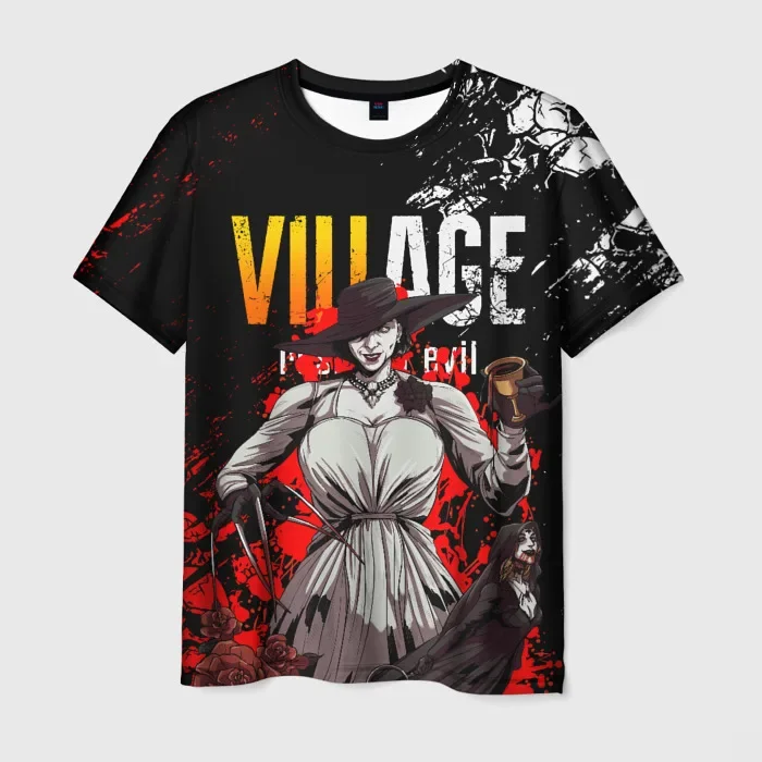 Hot Selling the Latest Hit Horror Game Resident Evil 3D Printed T-shirt Summer Fashion Loose Crew Neck Short Sleeve T-shirt Top