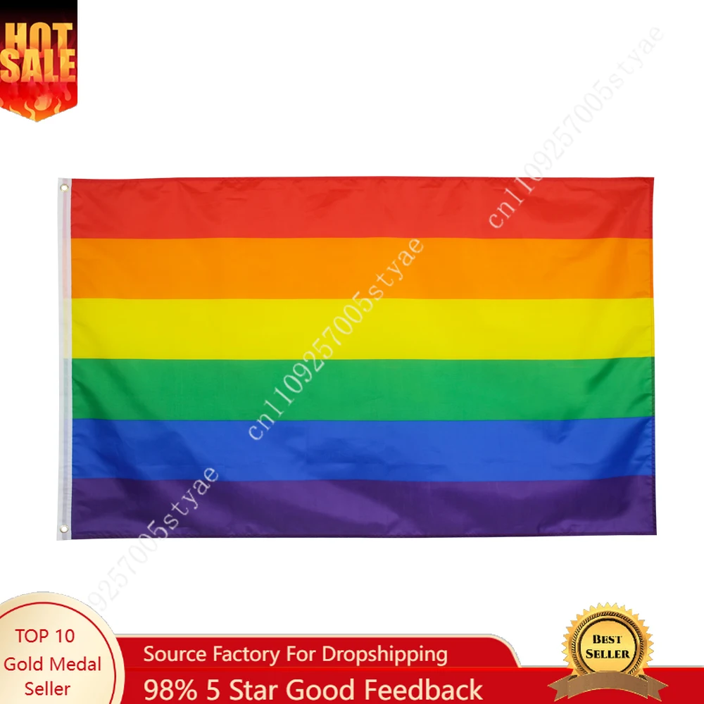 

LGBT Flags Gay Rainbow Pride Flag 90x150CM