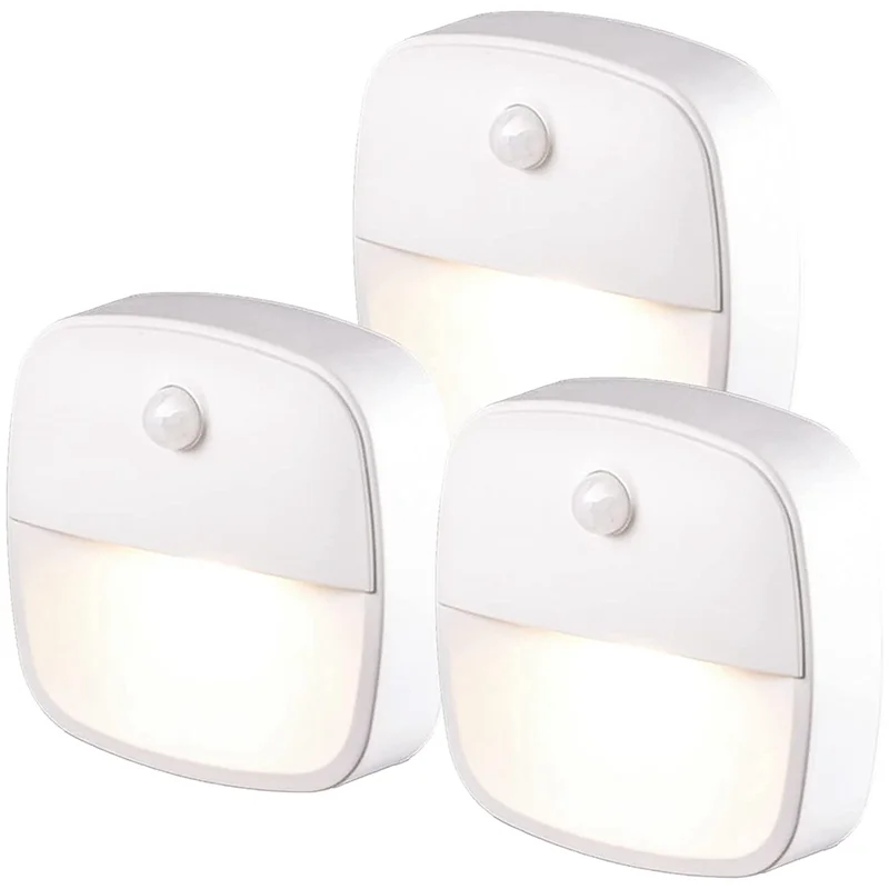 Indoor Motion Sensor Light,Battery Operated LED Night Light, Automatic Stair Night Light for Hallway,Orientation Light