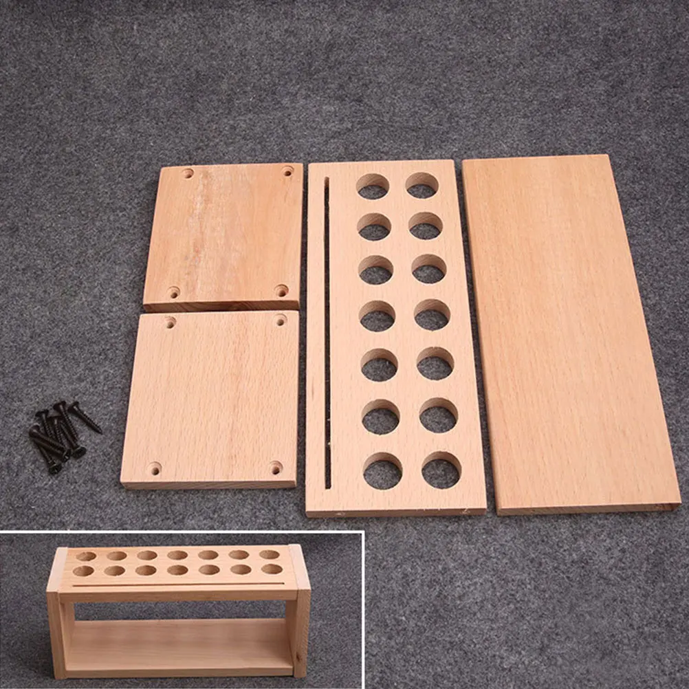 

Wooden Holding Wood Tool St Holder Tool Rack Durable Multi Purpose Storage Box Painting Brushes Modeling Tools St