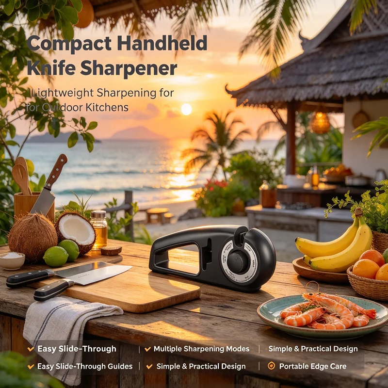 New Arrival Chef Knife Sharpener Multifunctional Commercial Adjustable Angle Grinding Machine Whetstone for Kitchen Use