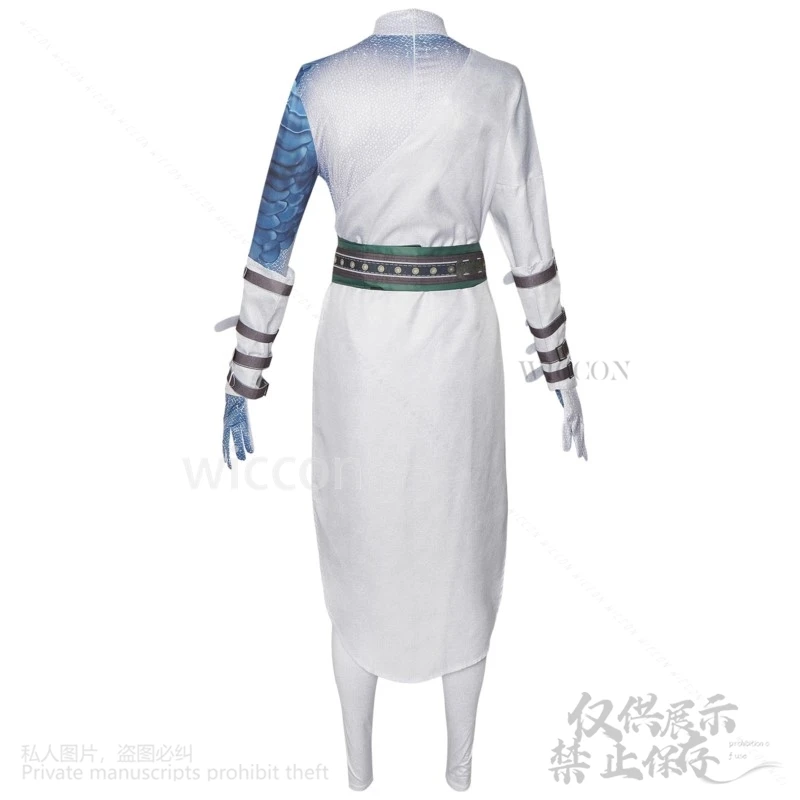 Gioco Anime Mito Nero Wukong Cosplay Personalizzato Bai Yi Xiu Shi Ciondolo Cintura Bracciali Cinghie per Pantaloni Veste Vestito di Halloween Parrucche