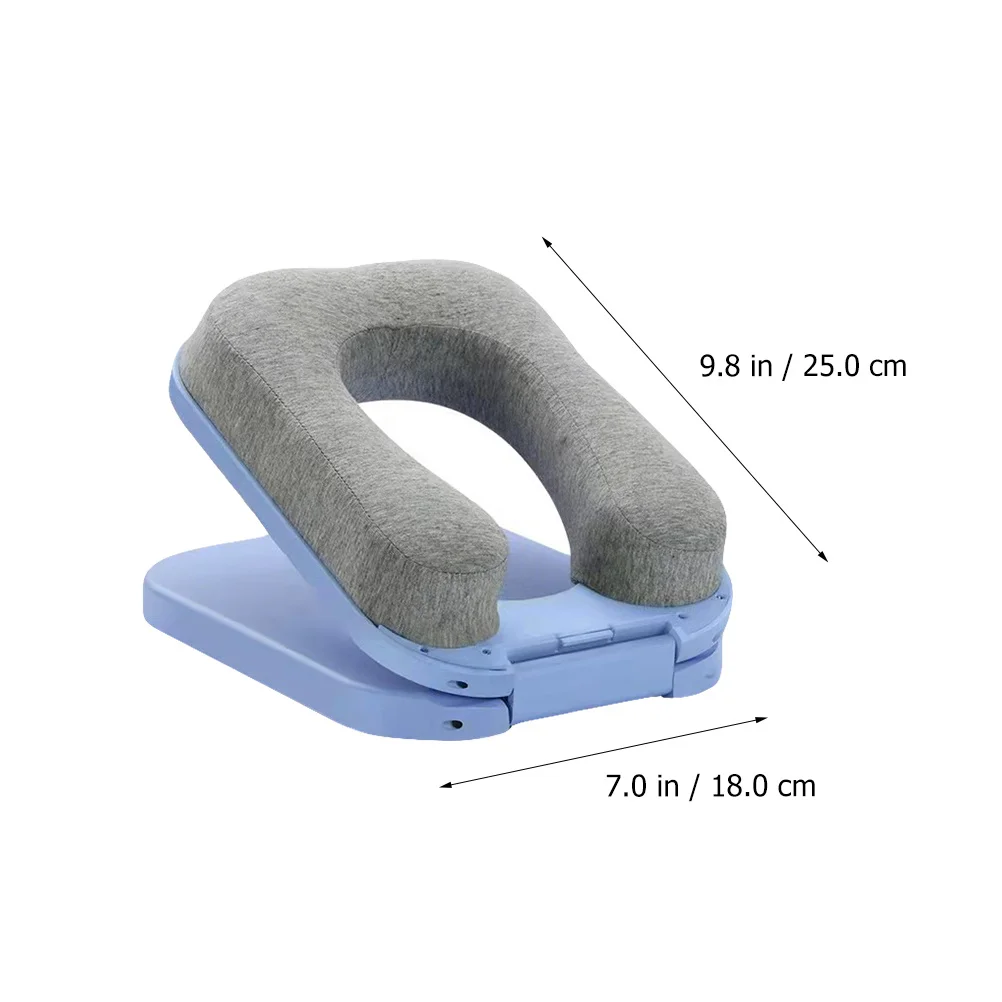 1 oreiller de sieste pliable confortable pour bureau, école, étudiants, oreiller de sommeil portable ergonomique et respirant