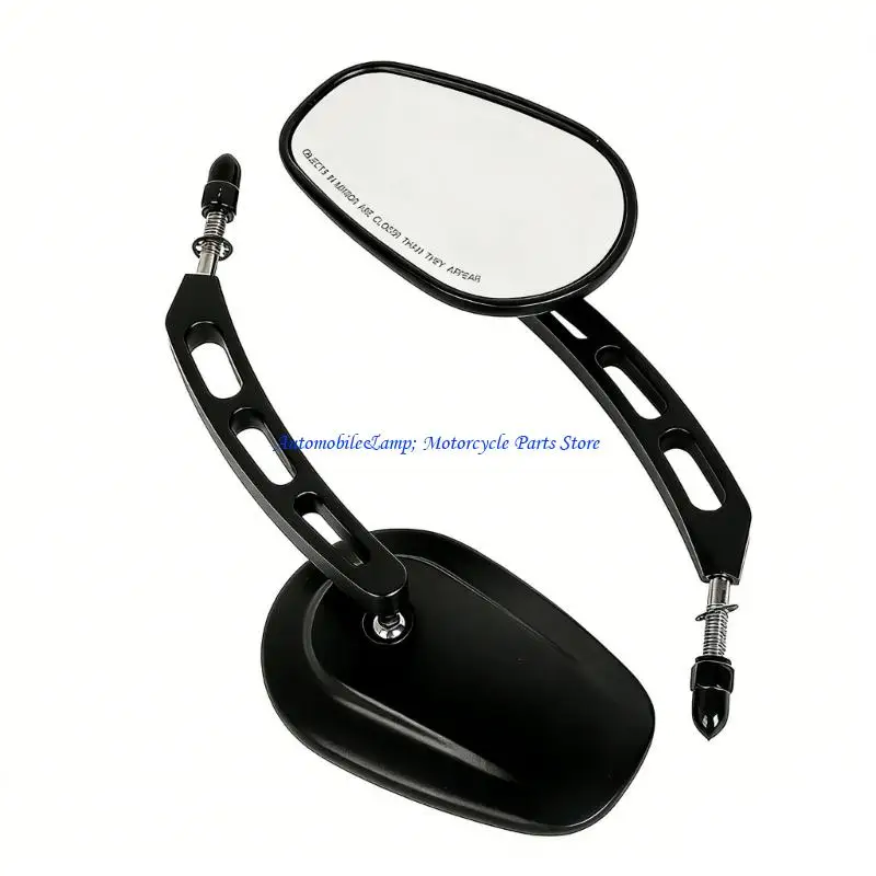 H7BD 2 Pieces High Quality Curved Visibility Mirrors With 360 Degree Adjustable Ball Joint For Big Frame Models