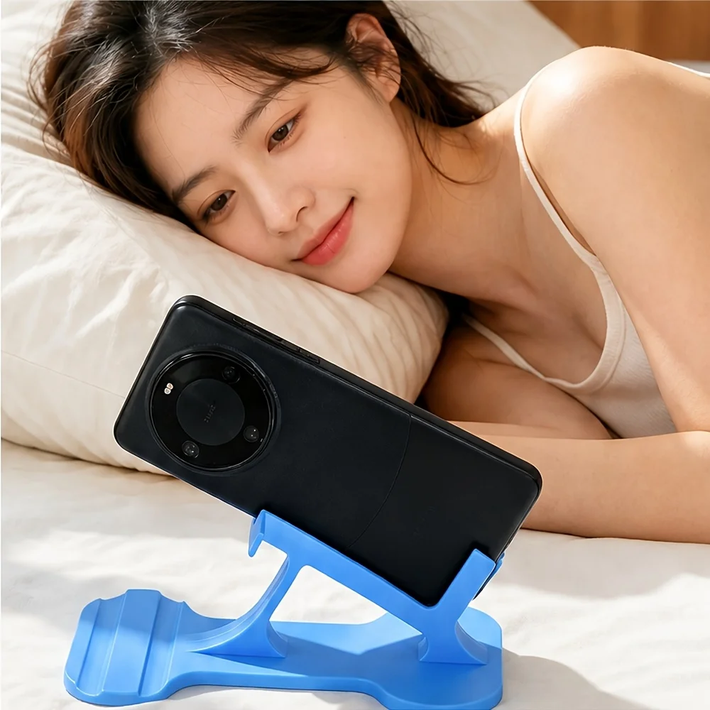 Bed Phone Holder, Gooseneck Cell Phone Stand for Bedside, Ergonomic Bed Reading Stand, Hands-Free Tablet Support Holder