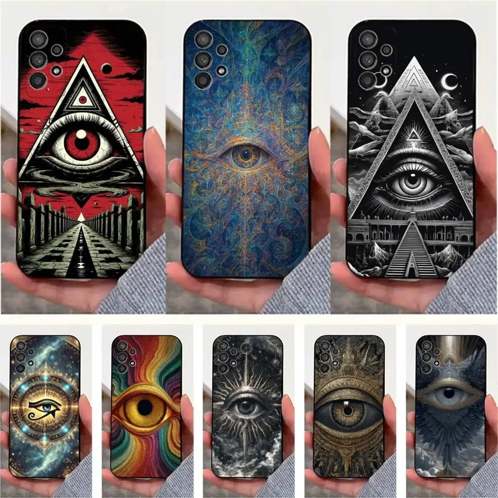 

Illuminati Art Eye Occult Case For Samsung S22,S21,S9,S25,S24,S23,Ultra,FE,S20,S10,Plus,Lite,Soft Silicone Black
