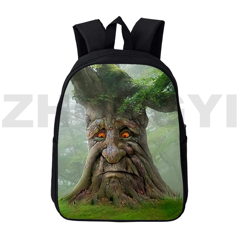 

Рюкзаки 3D Wise Mystical Tree для мужчин, спортивная дорожная сумка на открытом воздухе, 16-дюймовые школьные сумки Kawaii с героями мультфильмов для девочек и мальчиков, сумка для книг