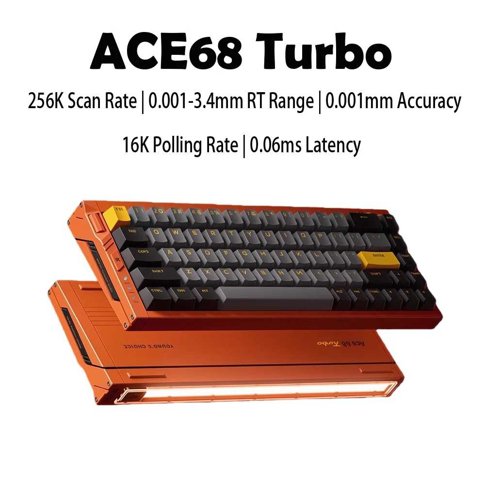 MCHOSE Ace68 ターボ磁気スイッチキーボード 16k アルミニウム合金
