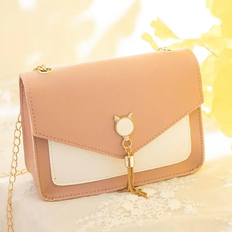 

Tassels Shoulder Bag Simple Leathers Bag Commuters Handbag 20CA