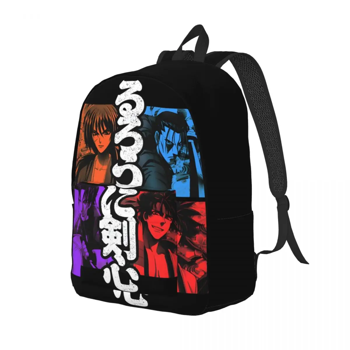 Super Quality Impressive Daypack For Work Sturdy Shoulder Rurouni Kenshin College Student Schoolbag Gift