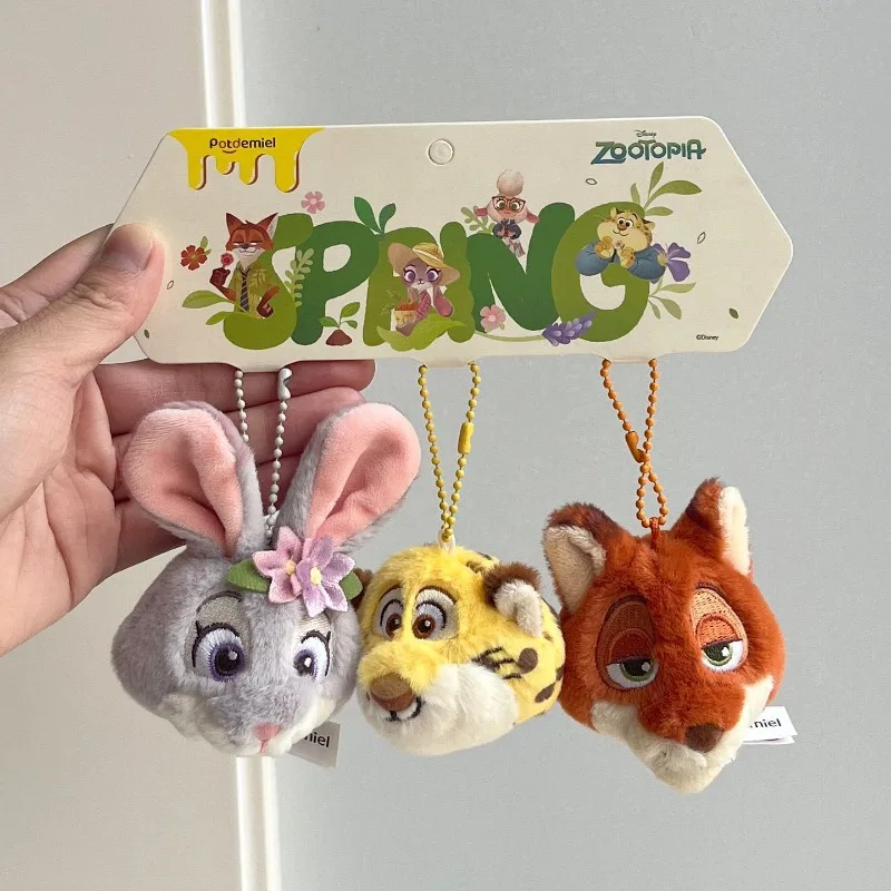 

Kawaii Disney Zootopia Judy Hopps Plush Doll Toy Nick Cute Plushies Stuffed Keychain Anime Cartoon Backpack Pendant Couple Gift