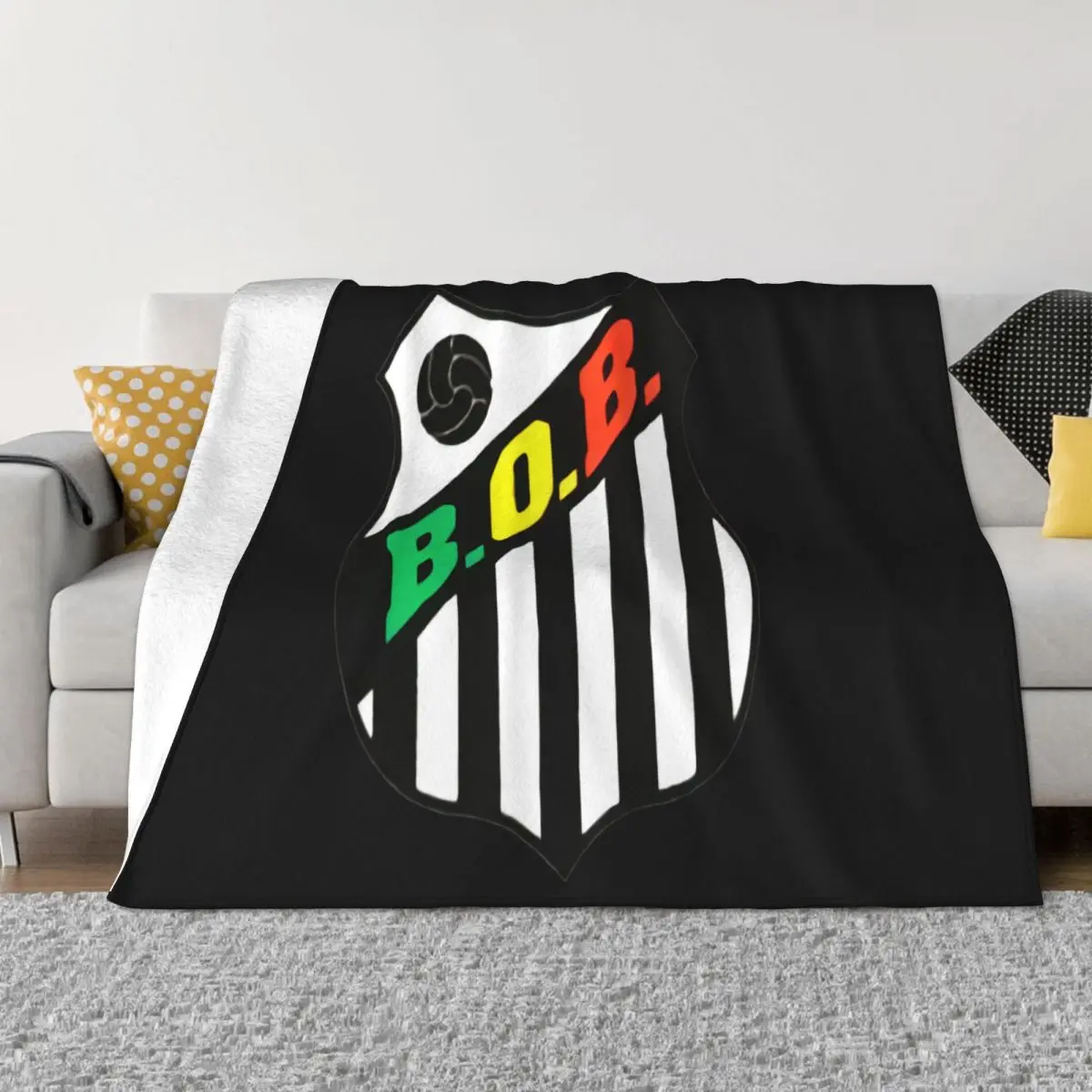 Bob Marley Santos Rasta Soccer New S M L Xl Xxl Official Men Brand High Quality Men Logo Throw Blanket