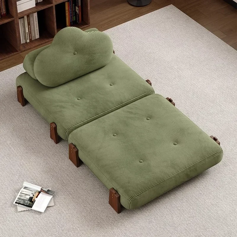 Tofu block multi-functional tatami seat foldable retractable single sofa bed