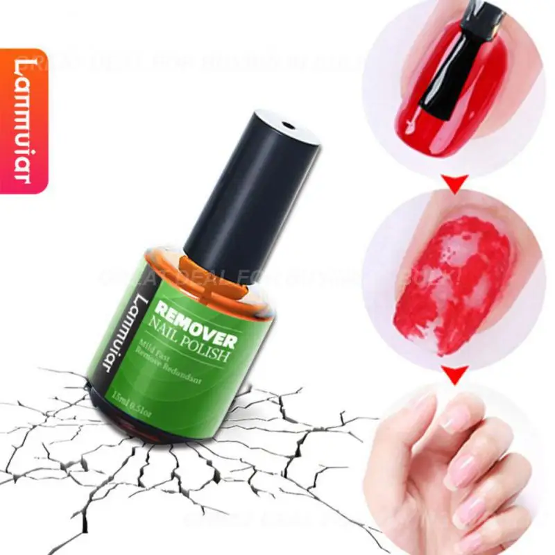 15ml Gel Nail Polish Remover Manicure Fast Clean Within 2-3 MINS Burst Gel Nail Polish Remove Base Top Coat Varnish