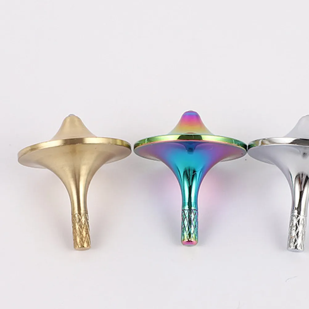 

Красочный маленький медный портативный бесшумный гироскоп для снятия стресса у детей и взрослых, интересная игрушка