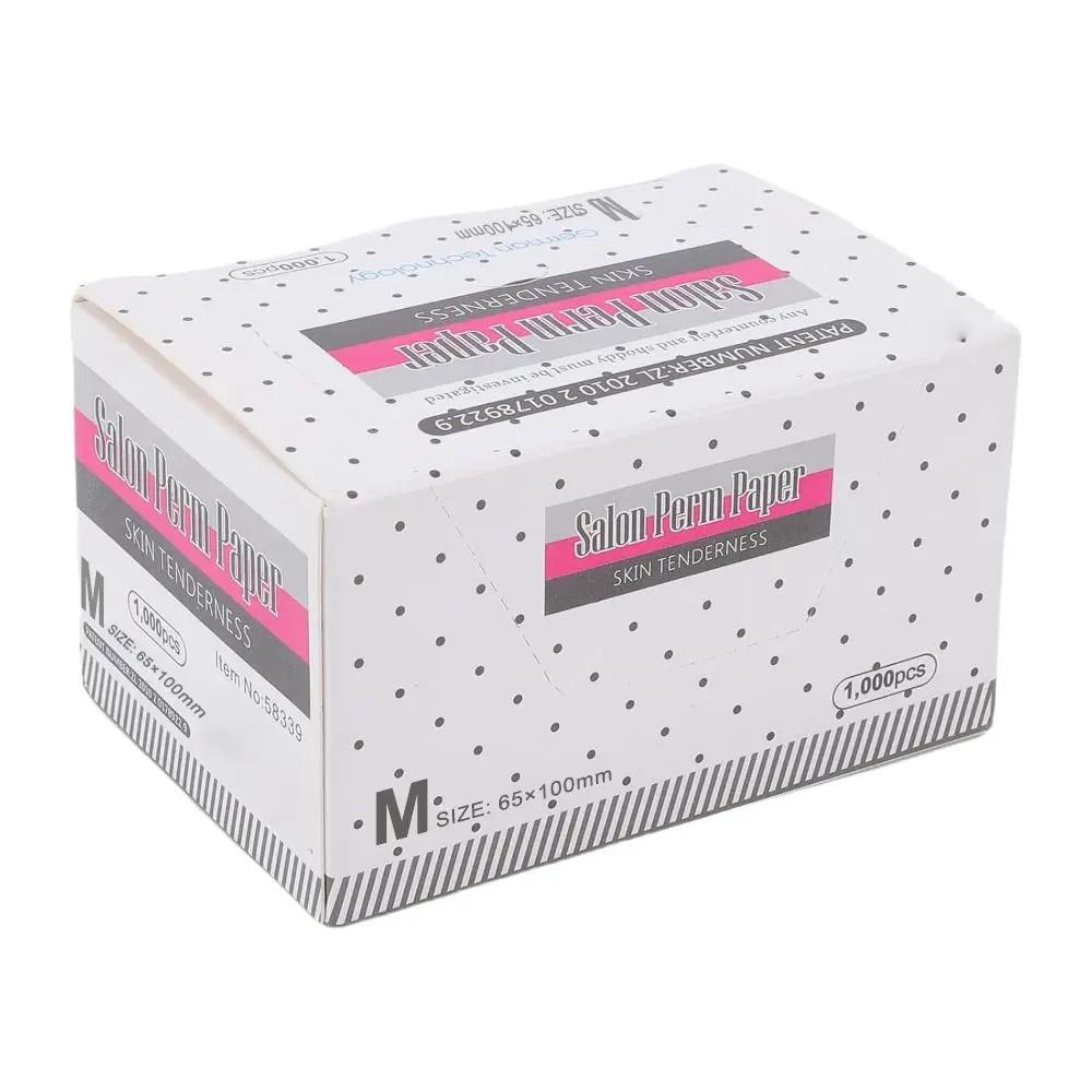 1000pcs Lightweight Breathable Hair Perm Paper High Toughness Disposable Hair End Papers Ultra Thin Perm Papers For Salon