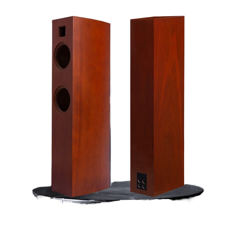 Wholesale HiFi Powered Loudspeaker Cabinet Shell Wooden Audio System Sound Parts Speaker Accessories