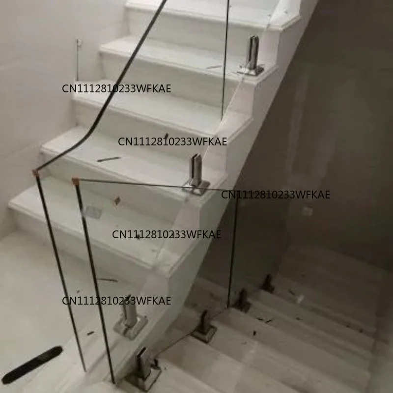 304 stainless steel Column Stairs Pool Glass Spigots balustrade clamps glass fixing clip