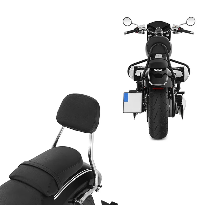 Motorbike Rear Seat Backrest For BMW R18 2020 2021 2022 Rear Seat Support Bar Backrest Cushion Exterior Parts Accessories Black