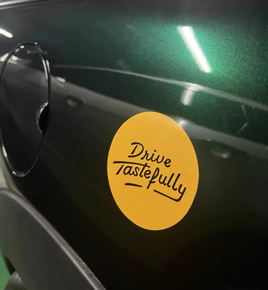 Drive Tastefully tastefully drive life feelings classic old car window electric motorcycle stickers