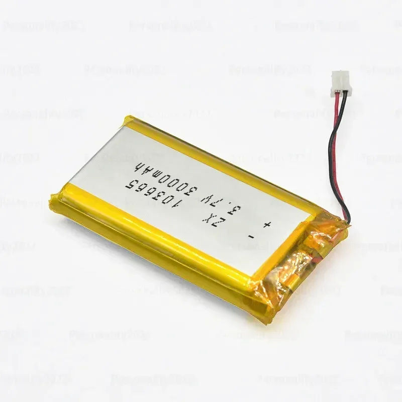 Lipo 103665 Batteries 3000mAh 3.7V Li Polymer Lithium Battery for Medical Devices Tablets Drones Electronic Devices Dvd Li-po