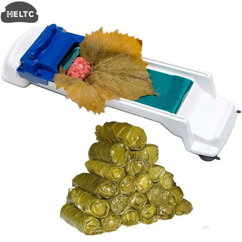 ルンピアメーカー、野菜肉巻きツール、多機能DIYプラスチックエッグロール、プラスチックエッグロールラッパー巻き機寿司M