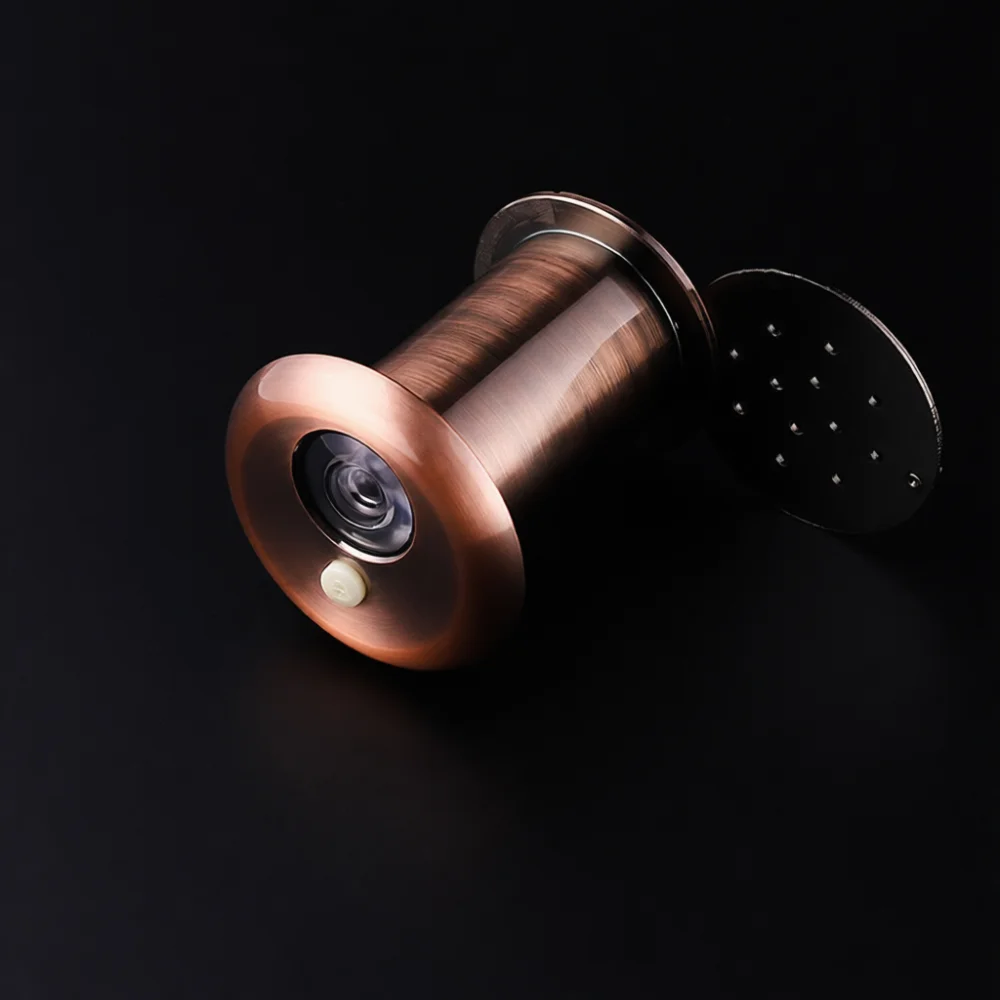 Premium Security Door Peephole Wide Angle Glass Lens Anti Pry Hardware Modern Home Safety Entrance Protection Equipment