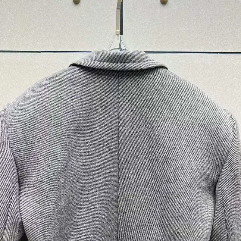 سترة نسائية جاهزة من الصوف، سترة صوف عصرية للركاب، سترة بدلة عالية الجودة، خريف، وصول جديد، 2025