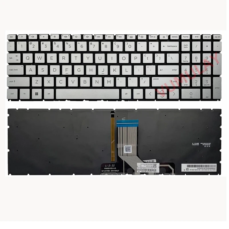 US Backlit Keyboard for HP Pavilion 17-CN 17-CN0001TG 17-CN1063CL/2900ng/0023DX 17-CP 17Z-CP 17-cp2033dx 17S-CU 17S-CU0016TU