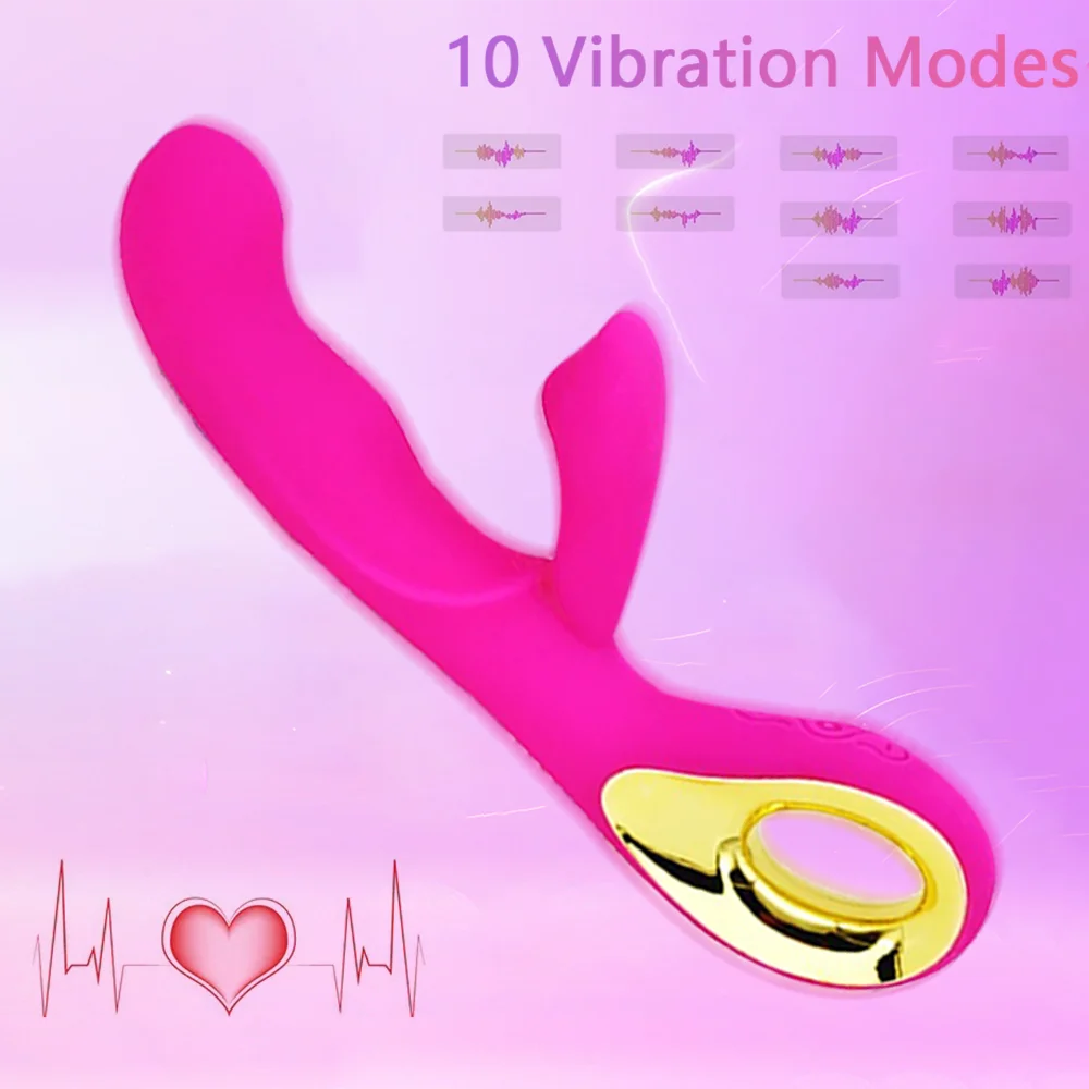 10 Vibration Modes G-spot Vibrator Vagina Clitoris Stimulator Female Dildo Masturbation Waterproof Adult Sex Toys for Women