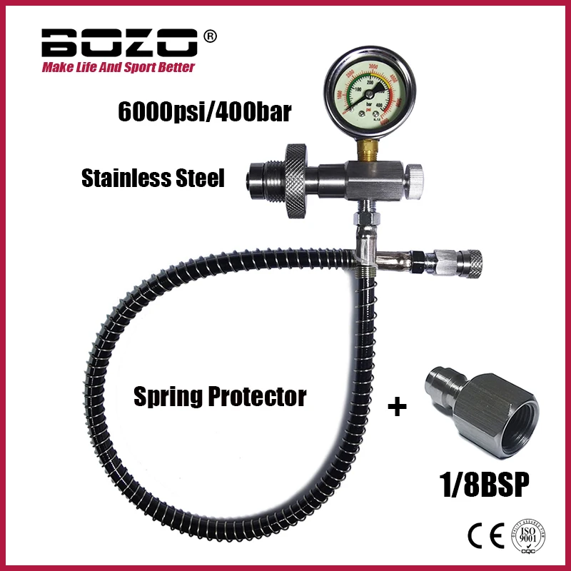 hpa mergulho tanque de gas grande para cilindro pequeno adaptador garrafa din g5 hp estacao enchimento ar reenchimento conector ss 01