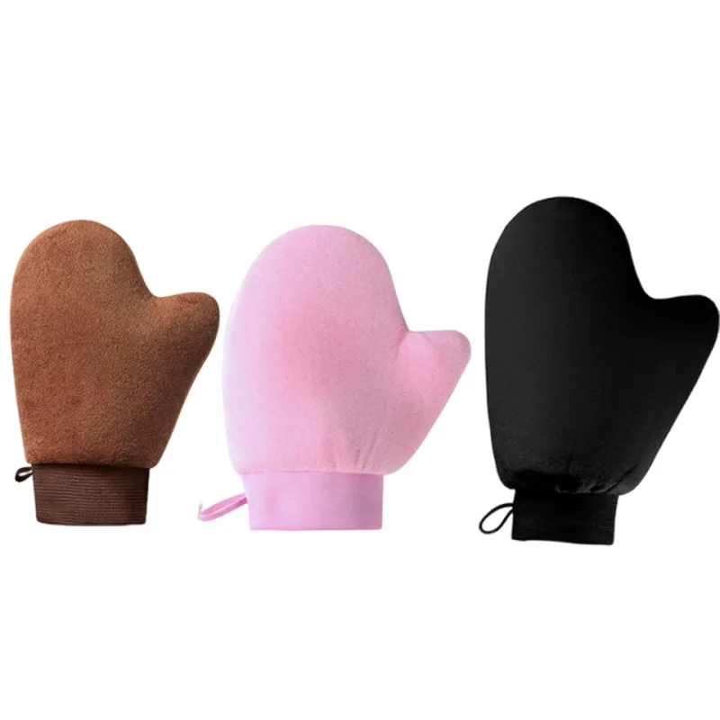 Wiederverwendbarer selbstbrauner Handschuh für den Körper, Applikator, Bräunungshandschuhe, Creme, Lotion, Mousse, Körperreinigungshandschuh, Selbstbräuner-Fingerhandschuh