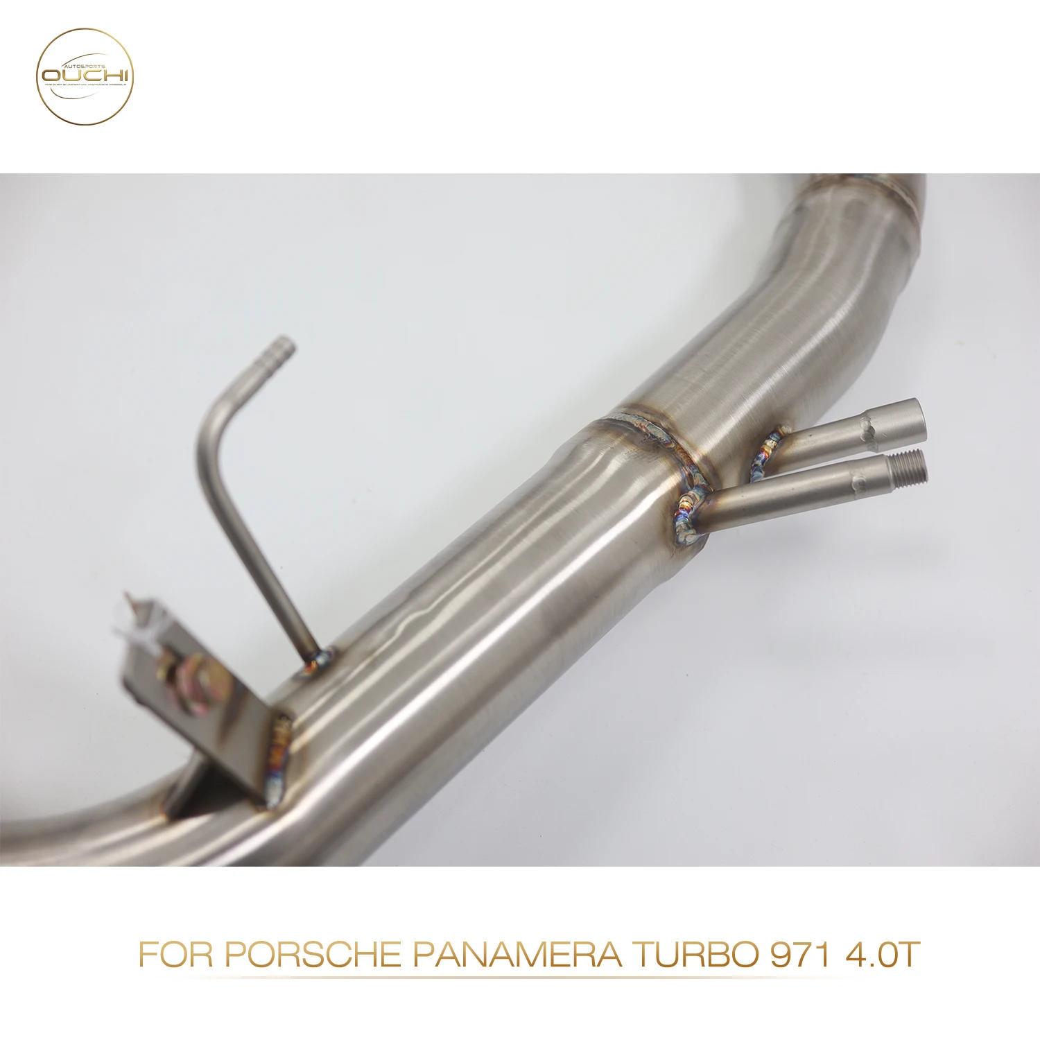 For Porsche Panamera Turbo 971 4.0T Stainless Steel Front Pipe Exhaust System High Performance Upgrade