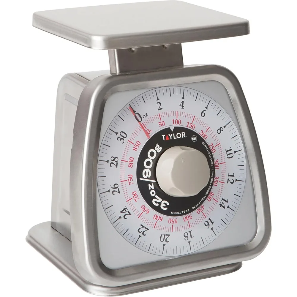 

Mechanical Portion Control Kitchen Scale, Precise Weight Measuring, Stainless Steel Platform Kitchen Scales