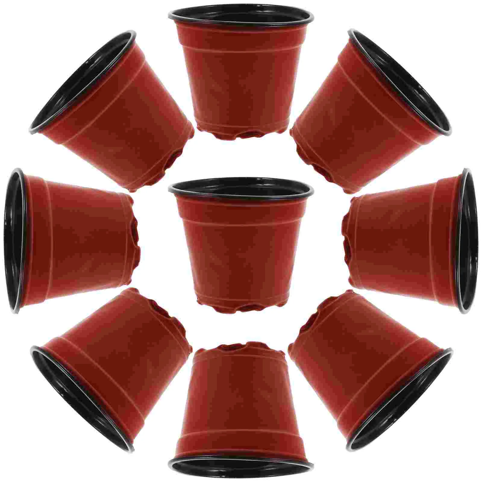 

100 Pcs Outdoor Seedling Pot Orchid Pots Pour Plastic Artificial Indoors Planter Cup