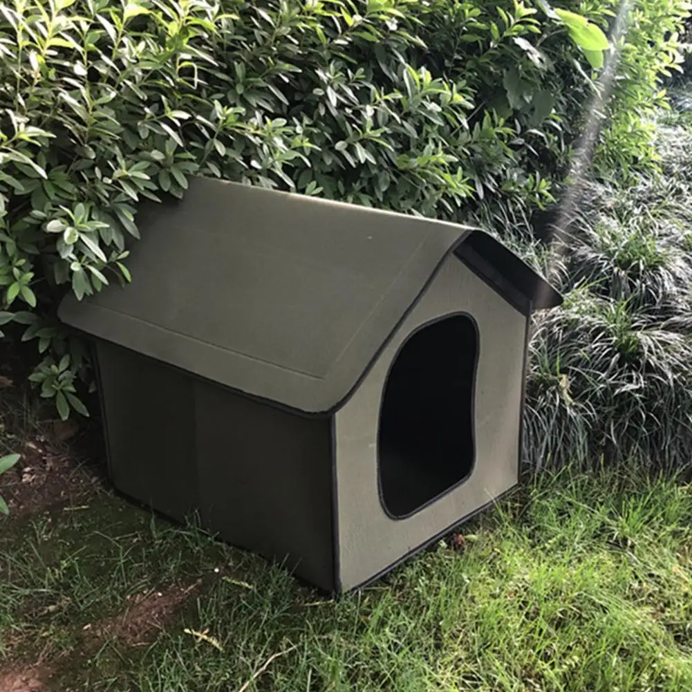 Collapsible Waterproof Cat Little Kennel for Outdoor Villa Outdoor Pet House for Dog Shelter for Outdoor