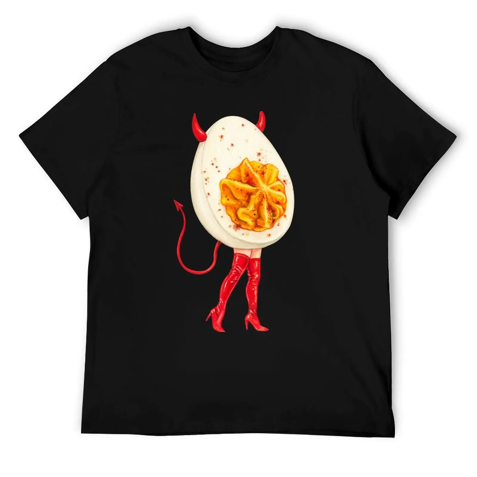 

Deviled Egg Pin-Up T-Shirt man t shirts for men casual cotton tshirt 100% T-Shirt