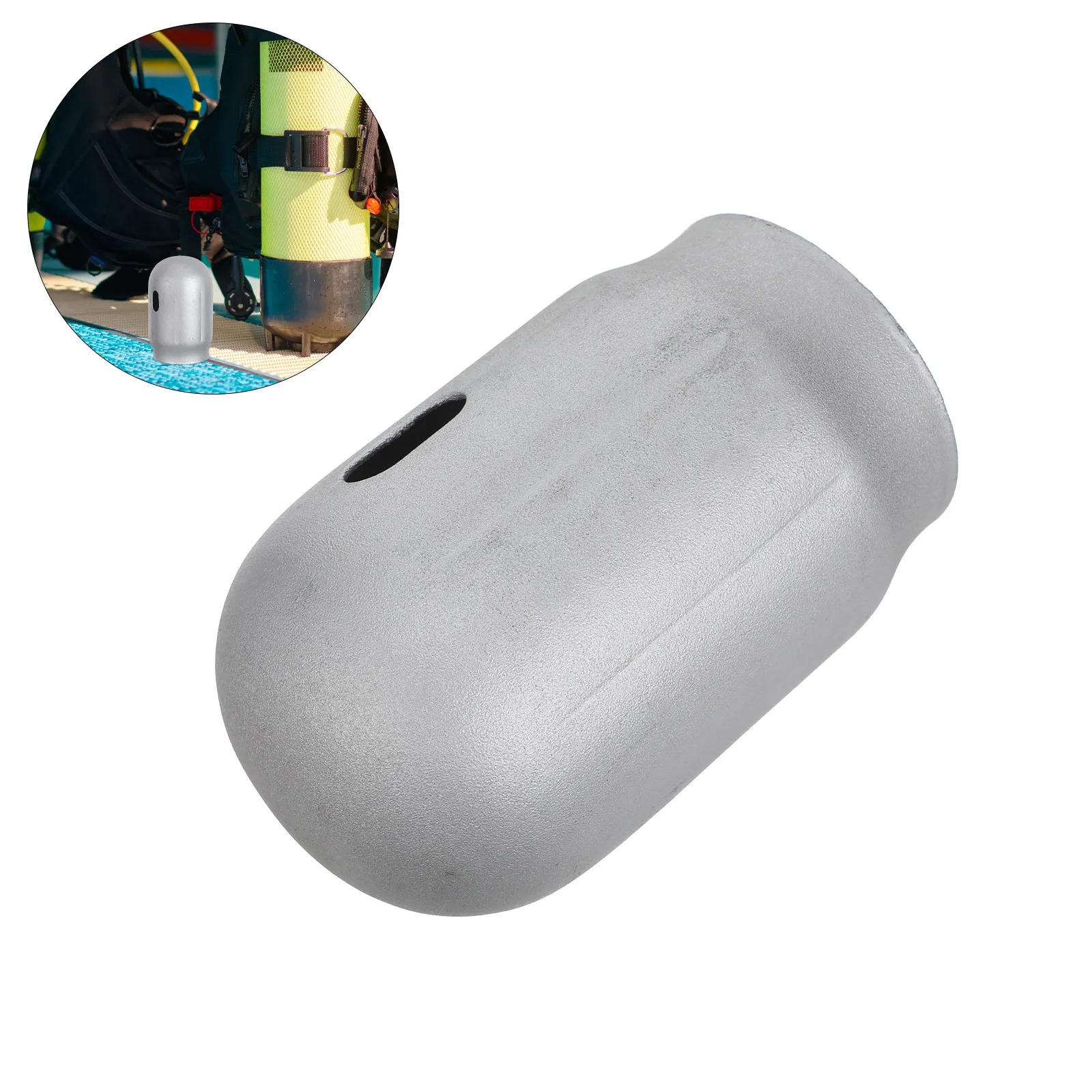 Oxygen Cylinder Protective Cap Silver Gas Bottle Valve Cover Dust Guard Closed Transport Safety Cap for Industrial Medical
